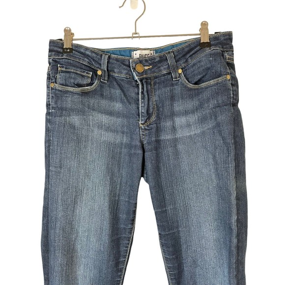 PAIGE Women’s Size 28‎ Dark Wash Kylie Crop Denim Jeans - Picture 4 of 14